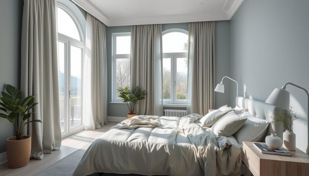 Colores fríos para dormitorios