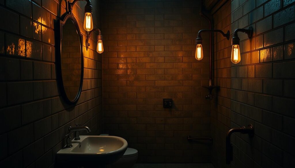 iluminación industrial en baños