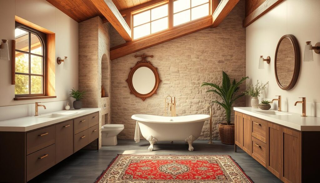 tendencias actuales en diseño de baños con elementos históricos y modernos